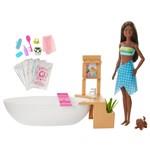 Mattel Barbie Šumivá koupelová panenka a herní sada tmavé vlásky s vaničkou3
