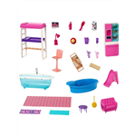 Mattel - Barbie House Dolls and Accessories Pink5