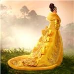 Mattel - Barbie Signature Guo Pei Barbie Doll Wearing Golden-Yellow Gown4