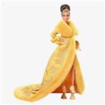 Mattel - Barbie Signature Guo Pei Barbie Doll Wearing Golden-Yellow Gown1