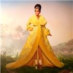 Mattel - Barbie Signature Guo Pei Barbie Doll Wearing Golden-Yellow Gown5