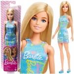 Mattel BARBIE Barbie lalka z sukienką w kwiaty lalka modowa HGM594