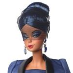 Mattel Barbie panenka v safírově modré róbě, HRM602