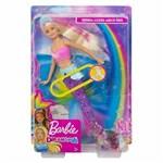 Mattel Barbie Svítící mořská panna s pohyblivým ocasem běloška5