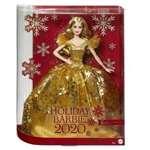 Mattel Barbie Vánoční panenka Blondýnka 2020 SLEVA1