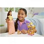 Disney panenka Princezny Mattel Bella a kočárek s odpoledním čajovým stolkem 29 cm6