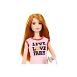 Mattle Barbie povolání - set Farmářky se slepicemi kuřátky a doplňky6