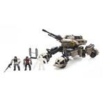 Mega Bloks CoD 4x4 obrnené vozidlo s nákladným autom a kanónom3