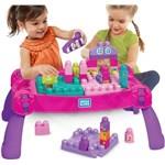 MEGA BLOKS First Builders Pracovna malého stavitele 30 dílů růžová4