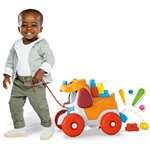 Mega Bloks Pejsek k tahání za sebou, tahací hračka se stavebními kostkami3