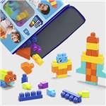 MEGA BLOKS POŘÁDNĚ VELKÝ PYTEL KOSTEK - MODRÝ (150)1