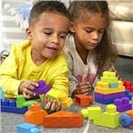 MEGA BLOKS POŘÁDNĚ VELKÝ PYTEL KOSTEK - MODRÝ (150)4