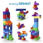 MEGA BLOKS VELKÝ PYTEL KOSTEK - MODRÝ (80)9
