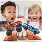 MEGA CONSTRUX HOT WHEELS MONSTER TRUCK ZDERZENIE Z REKINEM TYGRYSIM1