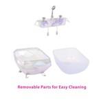 MGA Entertainment Glitter Babyz bublinková vana s měnící se barvou1