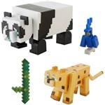 Minecraft Comic Maker Jungle Dwellers Action Figure 2-Pack [Panda & Leopard with Parrot]3
