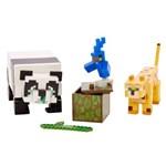 Minecraft Comic Maker Jungle Dwellers Action Figure 2-Pack [Panda & Leopard with Parrot]1