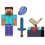Minecraft Velká figurka Steve Diamond Level Příslušenství Meč Mattel HLN395