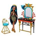 Bábika a toaletná súprava Monster High Cleo de Nile HXH967