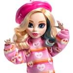  Monster High X Wednesday Enid Sinclair v růžovém outfitu doplňky HXJ054