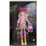  Monster High X Wednesday Enid Sinclair v růžovém outfitu doplňky HXJ051