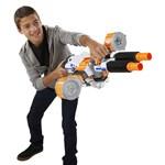 NERF Dvouhlavňový automatický Blaster Rhinofire4