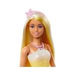Panenka Barbie Barbie s blond a žlutými vlasy2