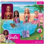 Panenka Barbie s bazénem - hrací set4
