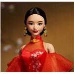 Panenka Barbie s podpisem Lunární  rok s Qipao šaty2