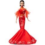 Panenka Barbie s podpisem Lunární  rok s Qipao šaty1