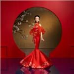 Panenka BARBIE Signature Lunární Nový rok JBJ11 Sběratelská figurka v šatech Qipao 6+4