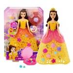 Lalka DISNEY PRINCESS PRINCESS BELLA w pięknej kwiecistej sukience2