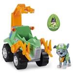 Paw Patrol 3 v 1 Rocky Dino Rescue figurka + velké auto + dinosaurus s překvapením5
