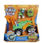 Paw Patrol 3 v 1 Rocky Dino Rescue figurka + velké auto + dinosaurus s překvapením6