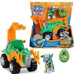 Paw Patrol 3 v 1 Rocky Dino Rescue figurka + velké auto + dinosaurus s překvapením1