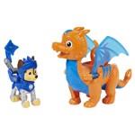 PAW PATROL RYTÍŘI FIGURKY S DRAKEM CHASE1