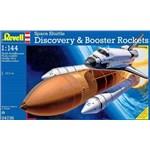 Plastic ModelKit vesmír 04736 - Space Shuttle Discovery+Booster Rockets (1:144)2
