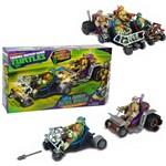 Playmates Teenage Mutant Ninja Turtles Leo & Donnie's Patrol Buggies Used2