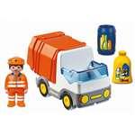 PLAYMOBIL 1.2.3. 6774 Popelářský vůz1