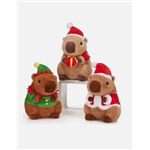 Plyšová kapybara Vánoční 24 cm1