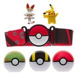 Pokémon Clip 'n' Go Poke Ball Belt Set (Ultra Ball Poke Ball Nest Ball ScorbunnyPikachu Red Belt) figurka1