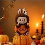 Pop Mart Labubu Happy Halloween Party Series-Sitting Pumpkin Vinyl Plush Pendant4
