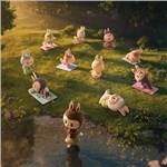 Pop Mart Labubu The Monsters Lazy Yoga Series Figures Single Blind Box2