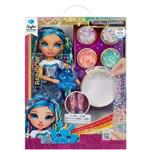 Lalka Rainbow High ze szlamem i brokatem - Skyler (niebieska)6