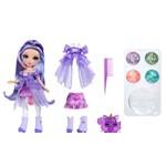 Lalka Rainbow High ze szlamem i brokatem - fioletowa (purpurowa)4