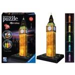 RAVENSBURGER Svítící 3D puzzle Noční edice Big Ben 216 dílků2
