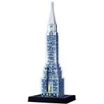 RAVENSBURGER Svítící 3D puzzle Noční edice Chrysler Building 216 dílků1