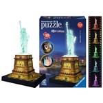 RAVENSBURGER Svítící 3D puzzle Noční edice Socha Svobody 108 dílků2