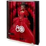 Sběratelská Barbie Signature 80. výročí v brokátových šatech JBJ183