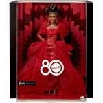 Sběratelská Barbie Signature 80. výročí v brokátových šatech JBJ184